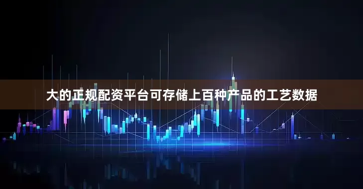 大的正规配资平台可存储上百种产品的工艺数据